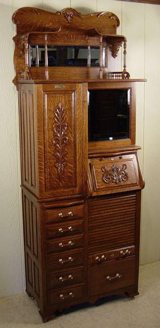 Harvard Co. Oak Dental Cabinet #46X