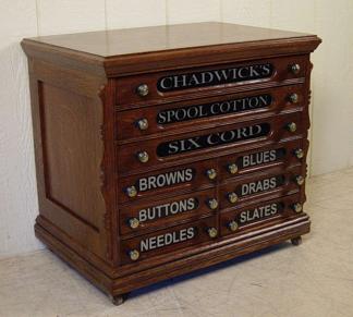 Chadwick's Oak Spool Cabinet