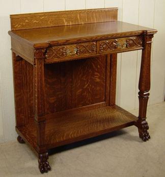Carved Oak Server