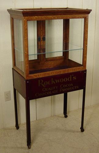 Rockwood's Quality Cocoa & Chocolate Products Display Cabinet
