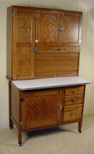 Oak Seller's "Hoosier" Cabinet
