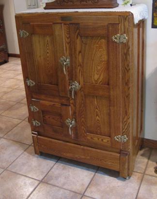 3-Door Oak & Ash Ice Box