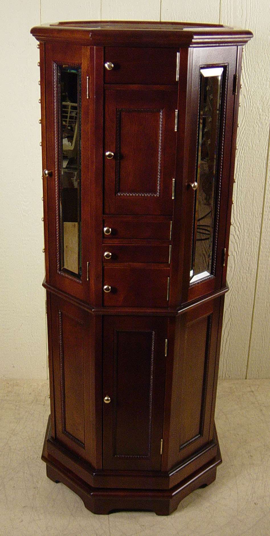 Clark Model "A" Octagon Birch & Maple Revolving Dental Cabinet - Image 8