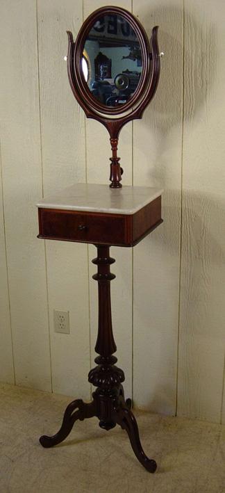 Victorian Walnut Shaving Stand