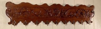 Carved Oak Cup Rack