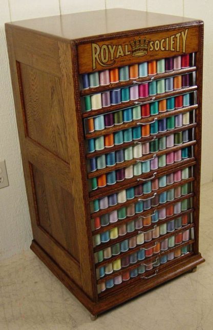 Royal Society Oak Spool Cabinet