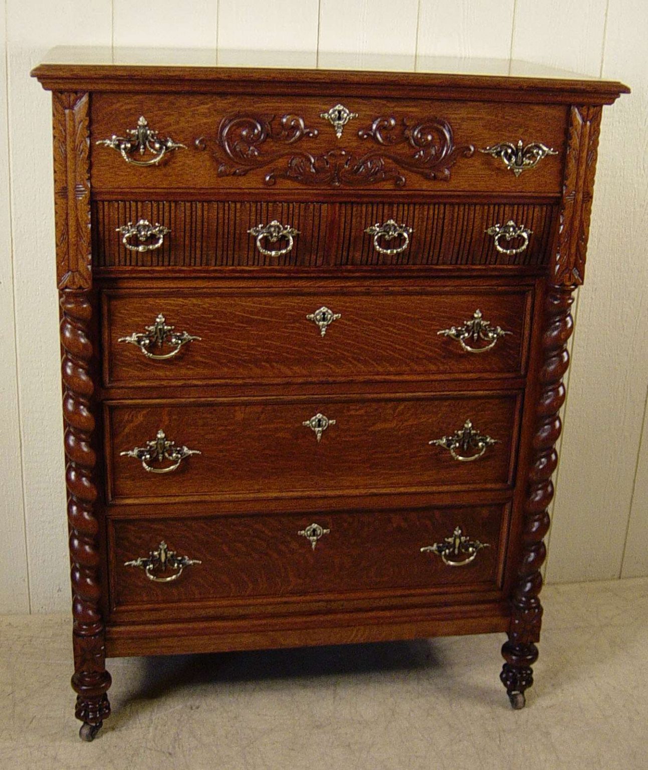 Paine's Furniture Company Oak Chest of Drawers - Doug Schmitt Antiques