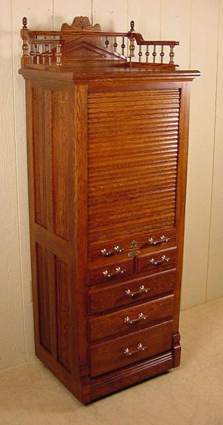 Harvard Co. Oak Dental Cabinet - Style #111X