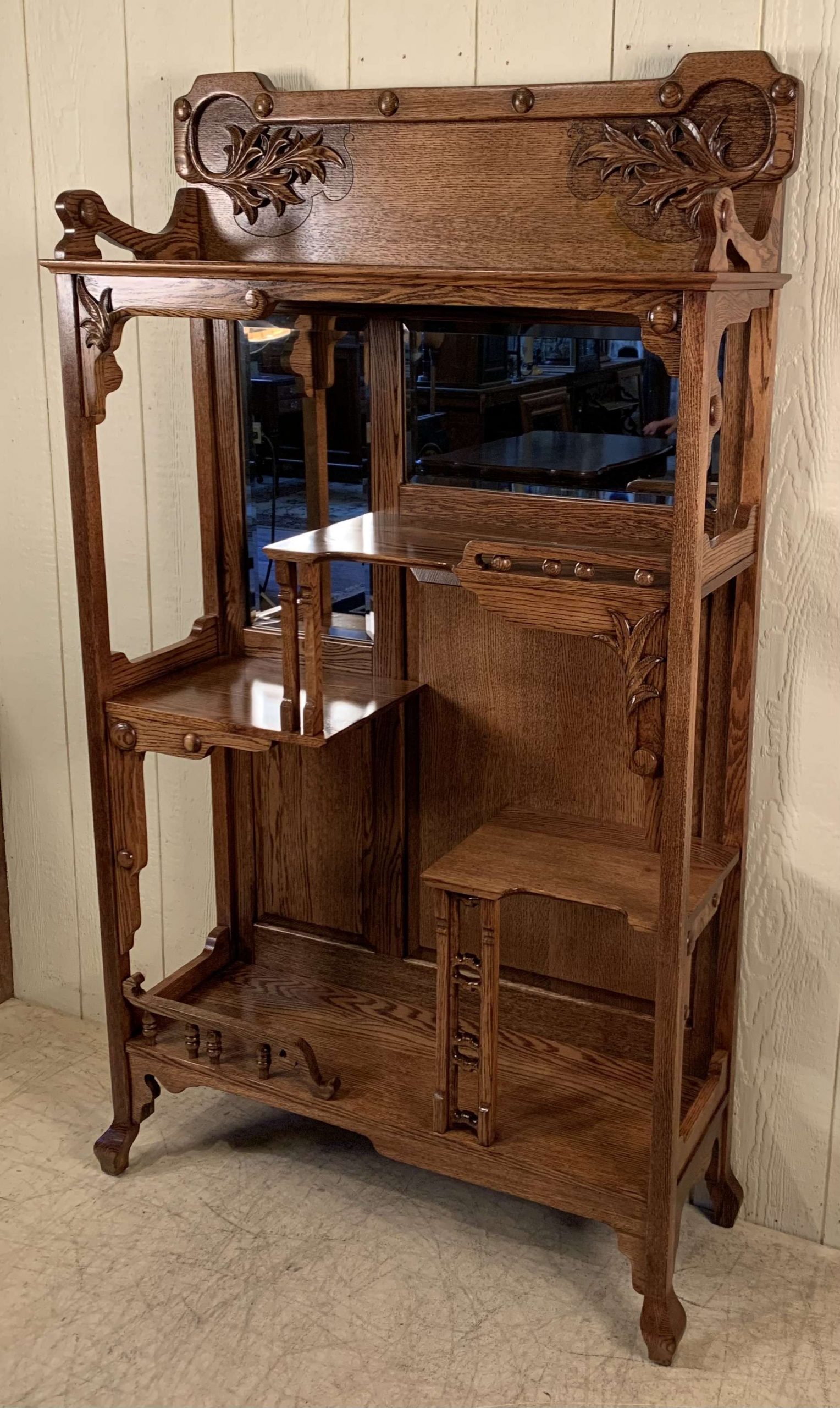 Oak Etagere