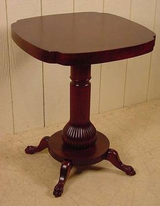 Cherry Claw foot Lamp Table - Stock #166