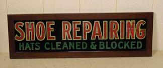 Assorted ORIGINAL REVERSE PAINTED GLASS SIGNS