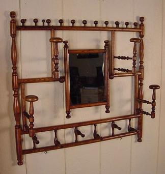 Oak Stick & Ball Derby Rack