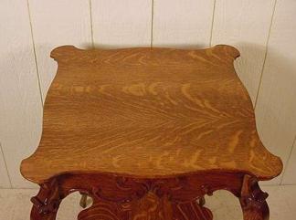 Oak Lamp Table - Stock #146