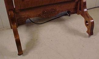 VERY HIGH QUALITY VICTORIAN OAK CHEVAL MIRROR