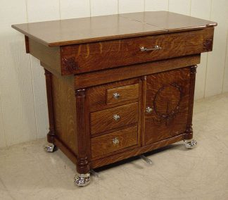 W.D. Allison Co. Oak Doctor's Examination Table