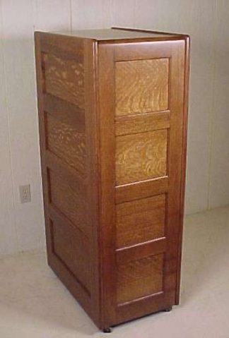 OAK FILE CABINET