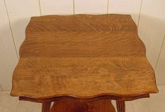 Quartered Oak Lamp Table - Stock #137