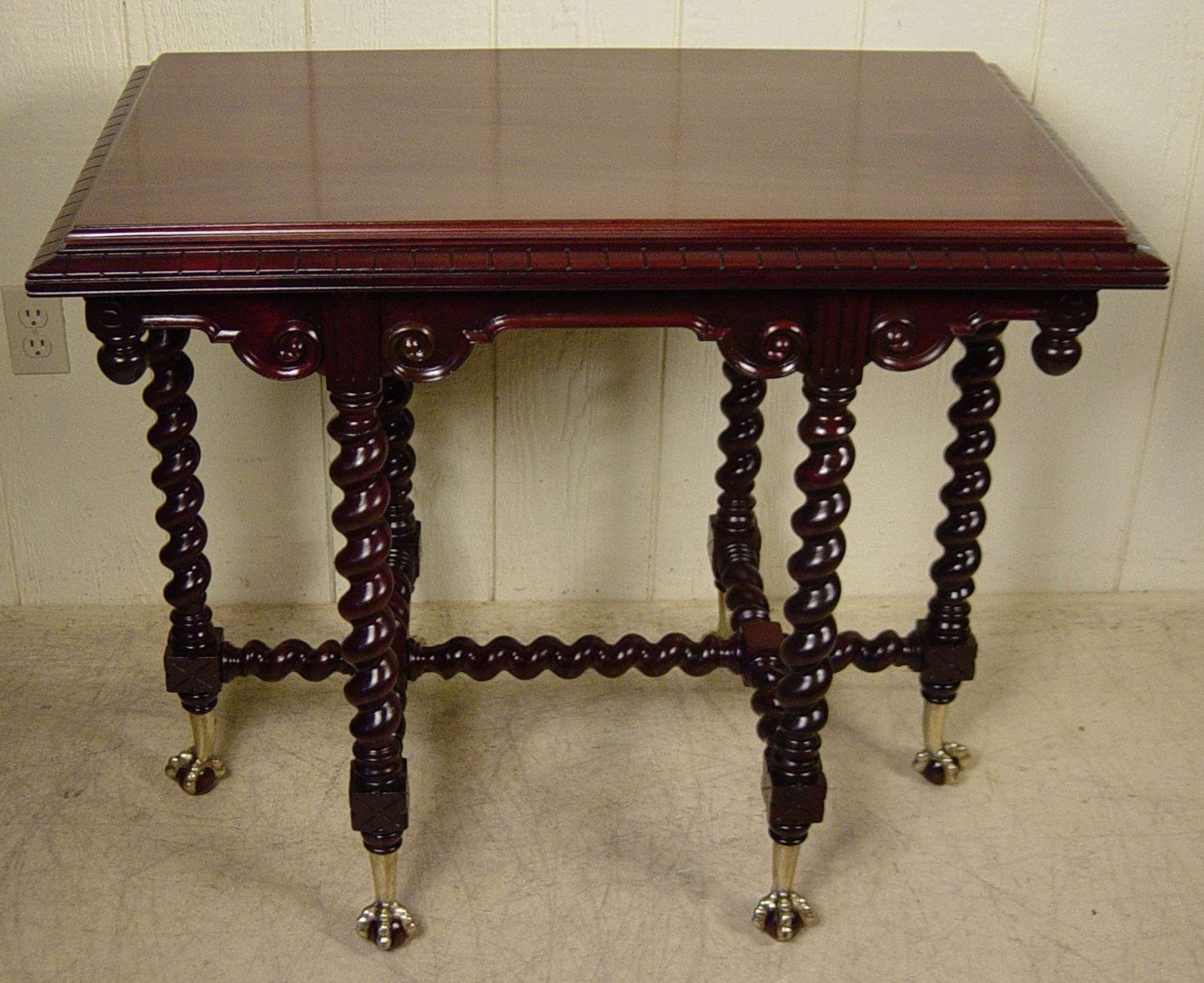 Victorian Mahogany Lamp Table Doug Schmitt Antiques