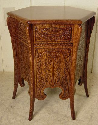 Oak Jardiniere Stand