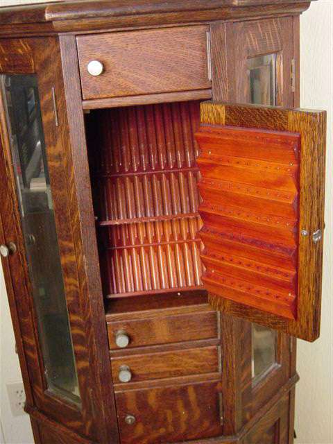 Clark Model "A" Octagon Oak Revolving Dental Cabinet - Image 26