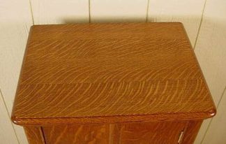 Oak Sheet Music Cabinet