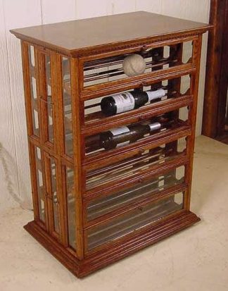 OAK COUNTRY STORE RIBBON CABINET