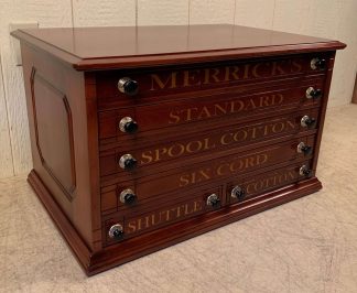 Cherry Merrick's Spool Cabinet