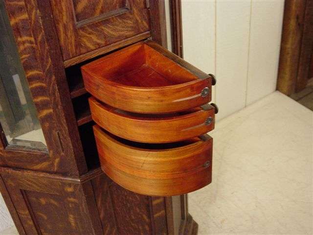Clark Model "A" Octagon Oak Revolving Dental Cabinet - Image 27