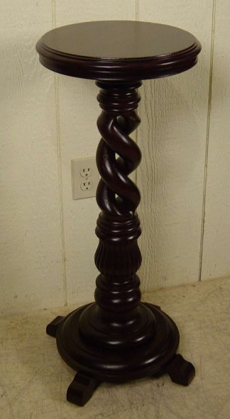 Merklen Bros. Mahogany Plant Stand