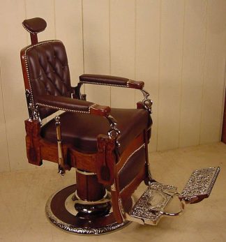KOKEN Oak Barber Chair