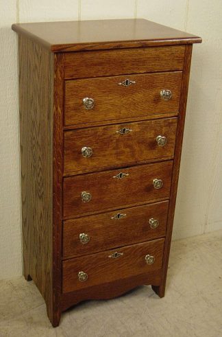 Oak Cylinder Cabinet