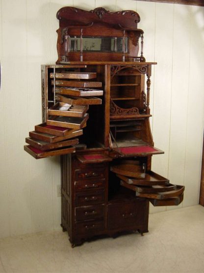 Harvard Co. Oak Dental Cabinet - Model 44X - Image 5