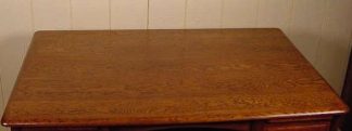 Raised Panel Oak Flat top Desk