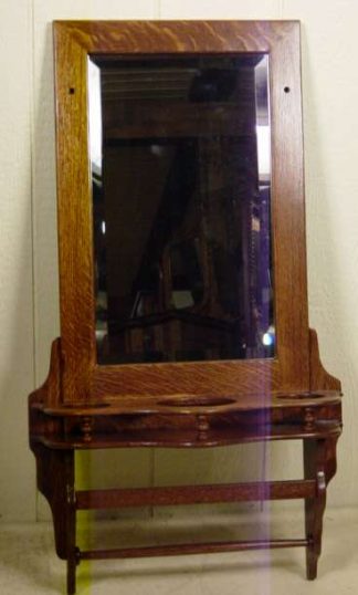 Oak Shaving Mirror