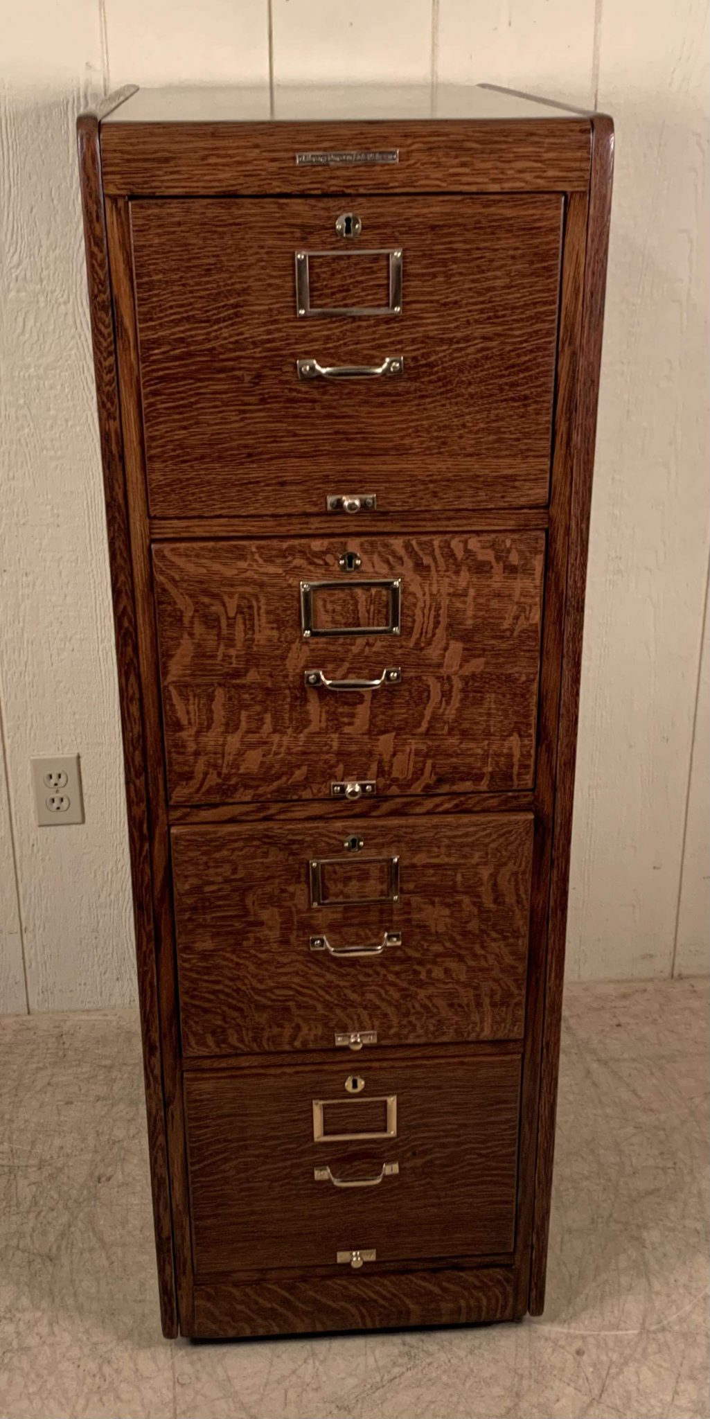 LetterSize Oak File Doug Schmitt Antiques