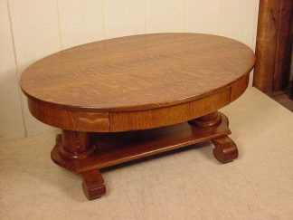 Oval Oak Coffee Table