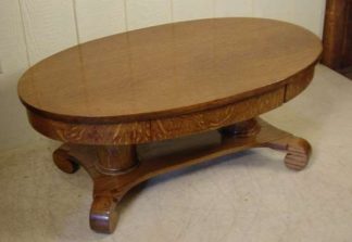 Oval Oak Coffee Table