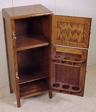 Oak Liquor Cabinet