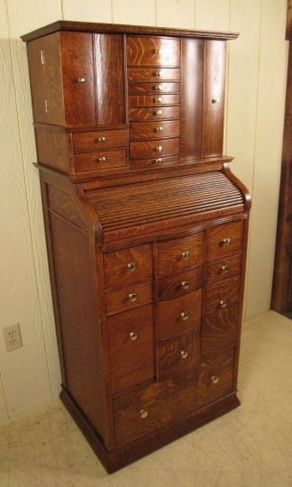 Ransom & Randolph Oak Dental Cabinet - Cabinet #38