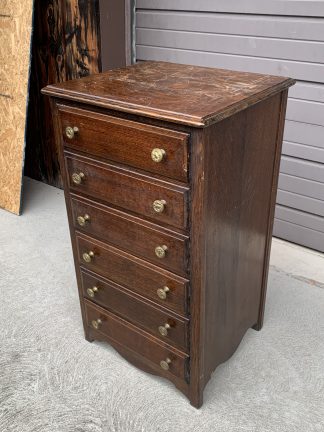 Oak Cylinder Cabinet