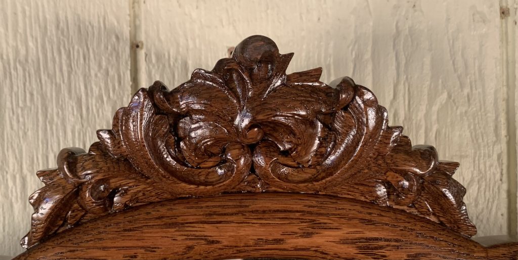 High Quality Oak Bow Front Chest of Drawers with mirror - Doug Schmitt ...