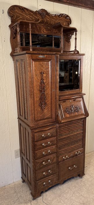 Harvard Co. Oak Dental Cabinet #46X