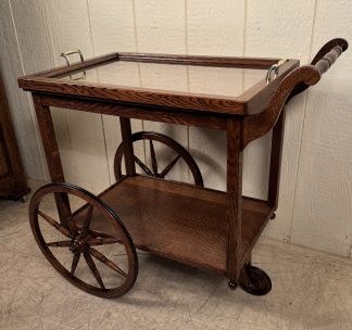Oak Tea Cart