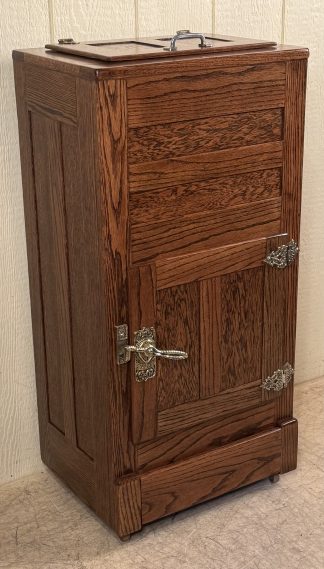 Oak Apartment-Size Ice Box