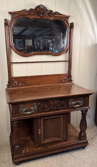 Oak Hotel Washstand