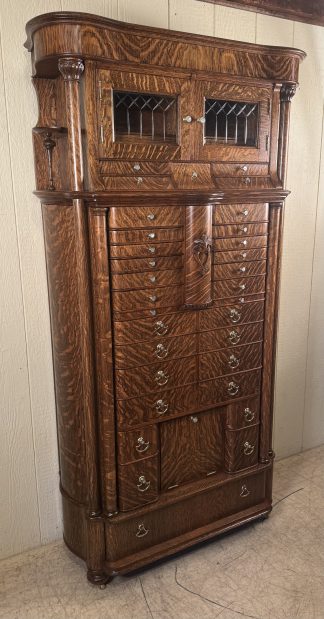 American Cabinet Company Oak Dental Cabinet #56