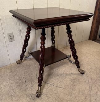 Merklen Brothers Mahogany Lamp Table