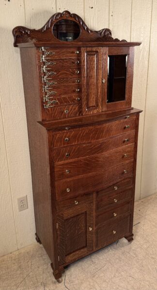 Ransom & Randolph Co. Oak Dental Cabinet #40
