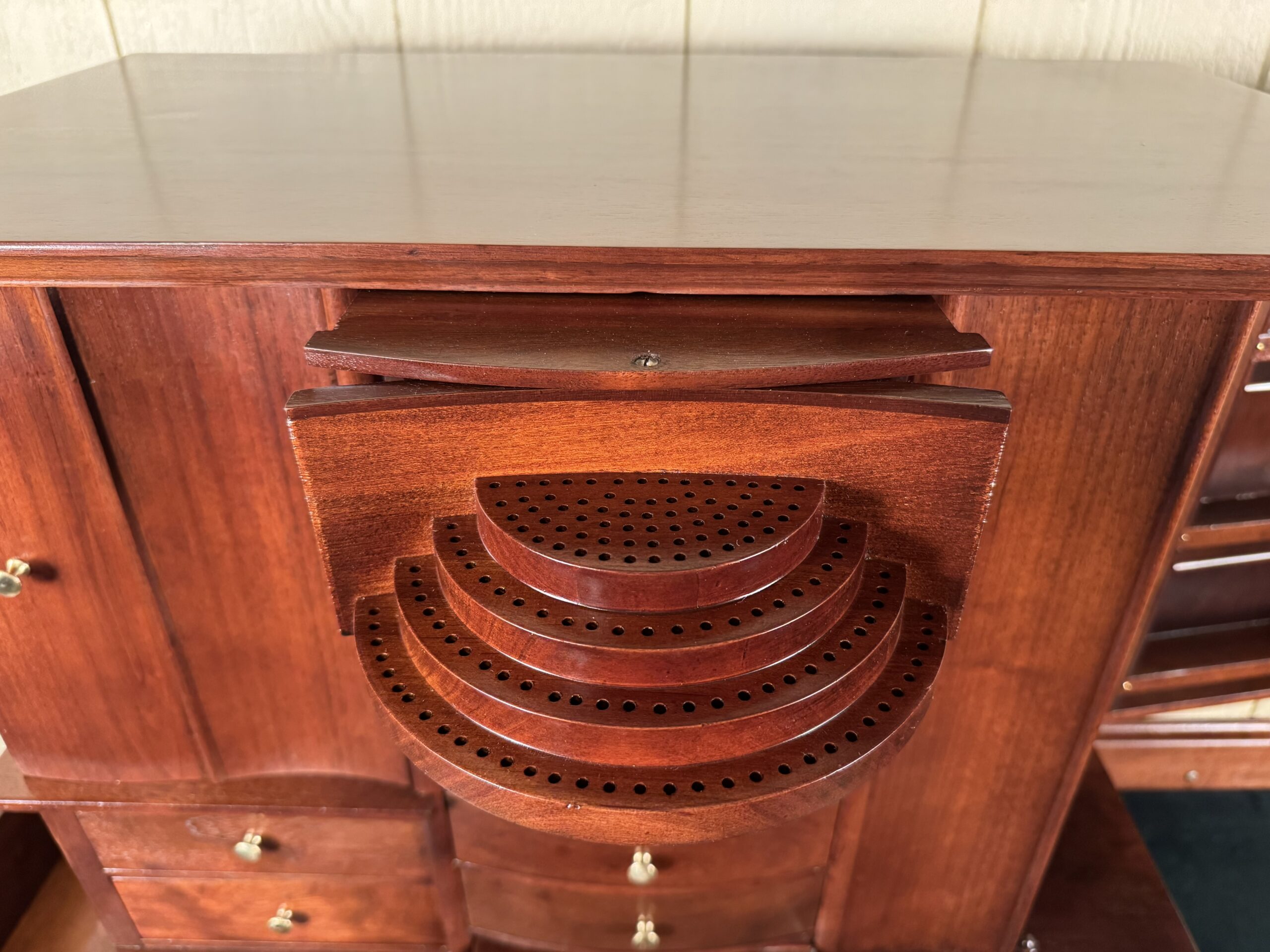 Ransom & Randolph Co. Deluxe Model Mahogany Dental Cabinet #35 - Image 15