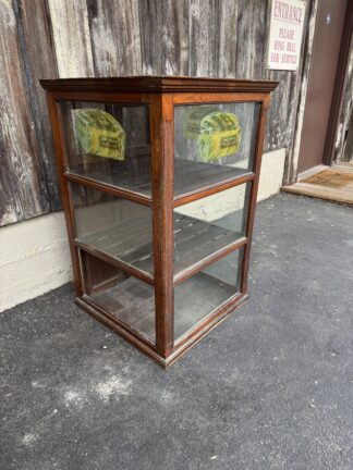 Oak "Bond Bread" Display Cabinet